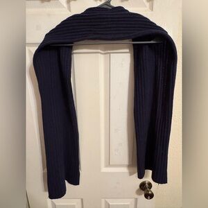 GAP Navy Blue Ribbed Scarf